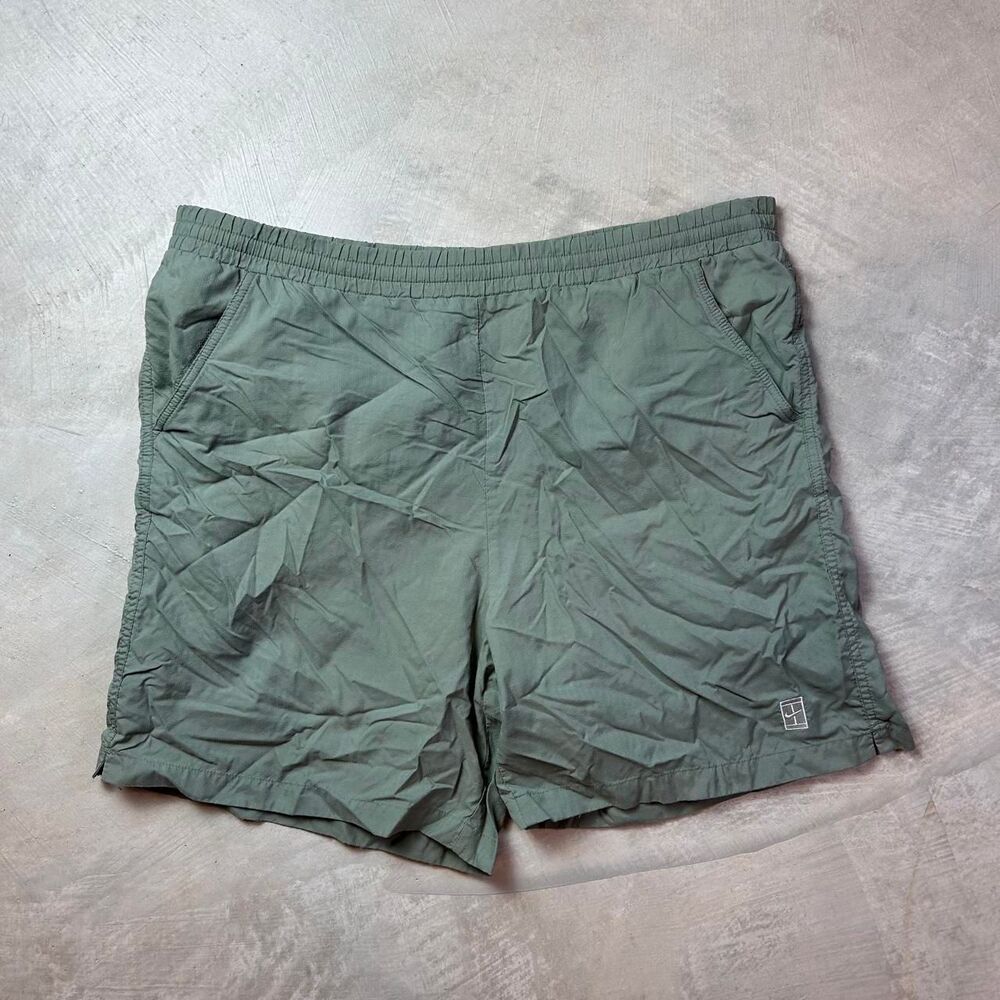 Nike Men's Green and Khaki Shorts